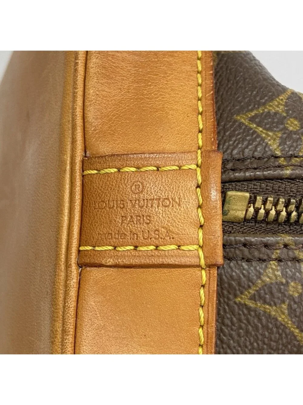 Louis Vuitton Handbag Monogram Alma Brown